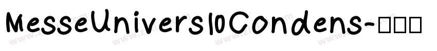 MesseUnivers Condens字体转换